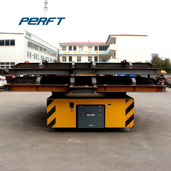 Motorized Rail Transfer Trolley Precast Concrete Workshop Using 5 Ton